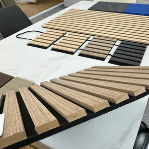 Paneles Acústicos de Madera para Pared, Textura de Roble Natural, Estilo Personalizado para Hoteles y Apartamentos, <span class=keywords><strong>Aislamiento</strong></span> Acústico Interior - Product Image 1