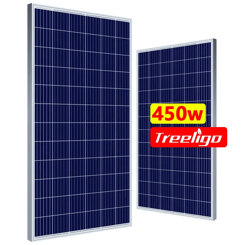Panel surya modul PV fotovoltaik surya Mono PERC 400W 450W 500W 600W 700W 1000W desain novel Harga wajar panel surya poli