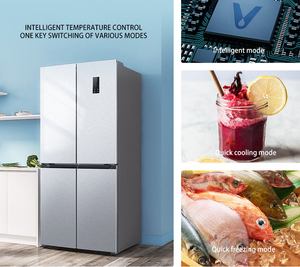 Frigorifero Side-by-Side a Quattro Porte Integrato da 410L, Intelligente ed Efficiente dal Punto di Vista Energetico, di <span class=keywords><strong>Medie</strong></span> <span class=keywords><strong>Dimensioni</strong></span> per Uso Domestico - Product Image 5