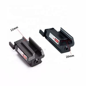 Soporte de mira láser de punto rojo compacto pequeño para caza táctica, mira láser verde roja con 11mm/20mm ajustable - Product Image 5