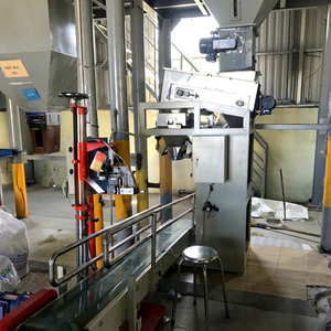 Máquina Ensacadora de Gránulos Semiautomática Serie TBM-SB00, Máquina Empacadora con Cinta Transportadora y Pesaje de Alta Precisión para Bolsas de Alimentos de 25kg y 50kg - Product Image 1