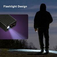 Briquet électrique rechargeable professionnel avec lampe torche LED et fonction d'autodéfense pour barbecue et cuisine – Lampe torche promotionnelle