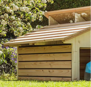 Cobertizo Moderno de <span class=keywords><strong>Madera</strong></span> para Autos, <span class=keywords><strong>Garaje</strong></span> con Diseño Impermeable y Resistente a la Lluvia, Jardinera Exterior - Product Image 3