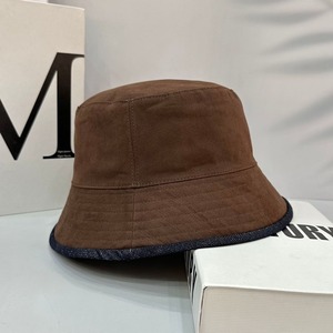Sombrero de Pescador Estilo Japonés, Liso, de Mezclilla, Unisex, Casual, Protección Solar, Primavera Verano, Tela de Algodón - Product Image 4