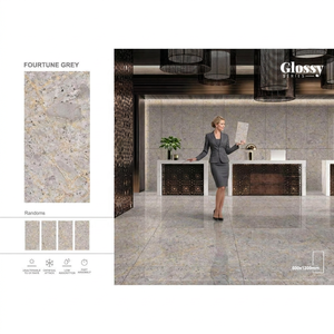Azulejos de Porcelana Mate Beige Marvel de 60x120cm, Efecto Mármol, Colección para Pisos y Paredes, para Espacios Modernos - Product Image 6