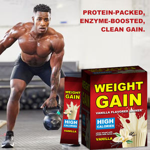 Proteína en polvo Nutrición alta en calorías Batido Sabor a vainilla Ganador de peso Suplemento de proteína en polvo con vitaminas y minerales - Product Image 2