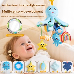 Pendentif en peluche pour poussette de bébé, hochets, clochette de lit de voiture, carillon éolien, ornement suspendu pour lit de bébé - Product Image 5