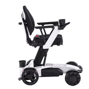 Silla de Ruedas Eléctrica Plegable de Aluminio Portátil y Ligera para Discapacitados con Batería de Litio y Control Bluetooth Todoterreno - Product Image 1