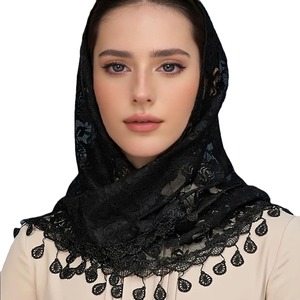 Voile d'infini en dentelle de style espagnol, mantille, couvre-chef pour l'église catholique, pour la messe latine, mariage - Product Image 6