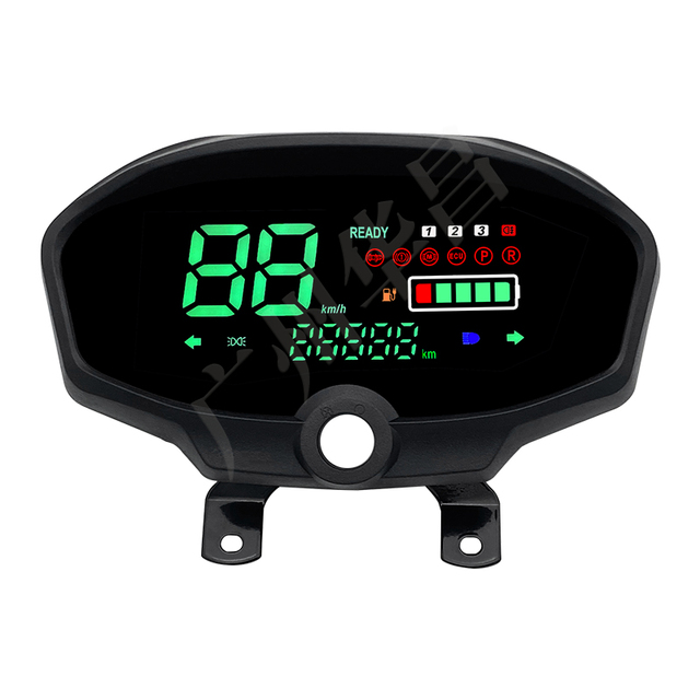 Universal 48V 60V 72V Electric Tricycle Dashboard Display with Lock New Condition LCD Instrument Assembly Power Speedometer