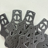 Pièces en fibre de carbone CNC personnalisées, service CNC en fibre de carbone pour feuilles de fibre de carbone 3K.