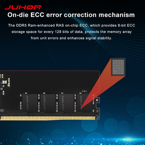 JUHOR 16GB DDR5 6000MHz Módulo <span class=keywords><strong>RAM</strong></span> Bajo voltaje 1,3 V Eficiencia energética para <span class=keywords><strong>PC</strong></span> Codificación AIO Desktop Builds ECC Stock disponible - Product Image 5