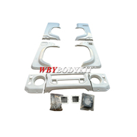 Kit de Carrocería Ancha para Land Rover Defender 90 110, Parachoques Delanteros y Traseros, Piezas de Auto, Rejillas Exteriores, Capós, Alerón de Fibra