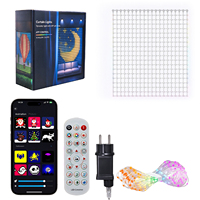 Rideaux lumineux LED imperméables en cascade, rideau de lumières à brancher, décoration lumineuse extérieure pour mariage, fête, jardin