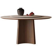 Ensemble de chaises de Table à manger en bois massif rétro français Table de Rock de style minimaliste moderne pour un usage domestique
