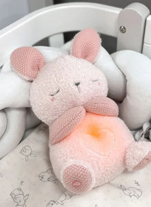 Juguete de Peluche con Sonidos de Respiración y Latidos del Corazón para Niños, Música de Líquido Amniótico, Compañero de Sueño Interactivo, Conejo, Koala, Regalos para Bebés y Niños Pequeños - Product Image 2