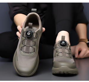 Zapatos de senderismo y escalada urbanos con hebilla giratoria para hombre, cómodos, con diseño antideslizante y cobertura para el pie, zapatos deportivos para hombre - Product Image 5