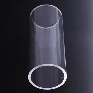 Tube capillaire acrylique Transparent en plexiglas blanc, diamètre extérieur 5-1500mm, Tube creux d'aquarium de grand diamètre