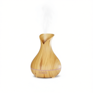 Difusor de Aceites Esenciales Ultrasónico de Madera y Humidificador de Mesa, Humectante de Aire para el Hogar - Product Image 1