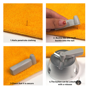 Thẻ Nhựa Nhựa Quần Áo Trên Quần Áo Thẻ Báo Động Quần Áo Chống Trộm Từ Tính - Product Image 3