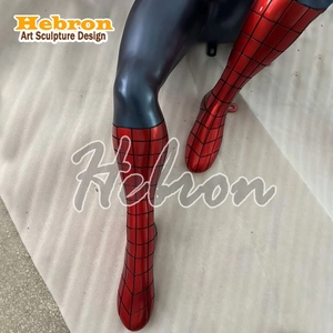 Statua Personalizzata in Fibra di Vetro di Spider-Man, <span class=keywords><strong>Personaggi</strong></span> dei Film Marvel, Statua di Spiderman a Grandezza Naturale 1:1, Statua di Spiderman in Resina - Product Image 4