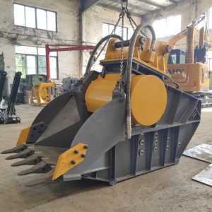 bibo La cazoleta trituradora de rocas de la excavadora es un equipo esencial para romper las rocas más duras en la excavación de minas. - Product Image 6