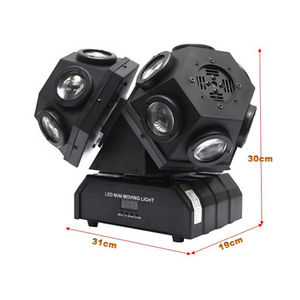 2022 Qixin Lampu <span class=keywords><strong>Laser</strong></span> Kualitas Tinggi, 3 Kepala 18 Buah * 10W Led Lampu <span class=keywords><strong>Laser</strong></span> Disko Dj Bergerak untuk Klub Pesta - Product Image 3