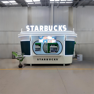 Carrito Móvil Integrado para Café y Té — Carrito de Comida y Bebidas con Fregadero Incorporado y Sistema de Suministro de Agua - Product Image 5