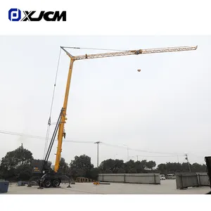 Tracción rápida y montaje móvil de grúa torre inteligente de 2 toneladas proporcionadas, producto ordinario de construcción amarilla de 2,5 m, con capacidad de 2 toneladas