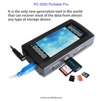 Dispositivo de recuperación de datos portátil PC-3000 Pro para dispositivos de almacenamiento USB, SATA, PATA, PCIe (NVMe/AHCI, PCIe x16, MacCCBbook, U.2/U.3)