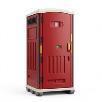 Cabine de toilettes publique portable, unité WC mobile, abri de toilettes extérieur, toilettes portables modulaires en HDPE