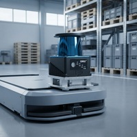 Sertifikat CE 2D TOF Laser Lidar PNP NPN Pengukur Jarak Data Jarak Panduan Robot Bergerak Navigasi Penghindaran Rintangan Lidar