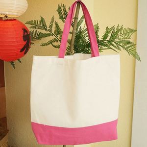 Sac en toile de coton lavé, grand format, pliable, personnalisé, imprimé, recyclable, pour le shopping, les voyages et les pique-niques - Product Image 6