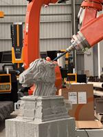 Robot à 7 axes de haute précision, routeur CNC pour la sculpture humaine 3D et la sculpture sur pierre
