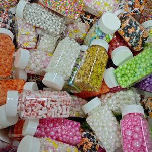 100g Gâteau d'Halloween arrose de pâtisseries décorées de perles de <span class=keywords><strong>sucre</strong></span> Os de citrouille <span class=keywords><strong>Yeux</strong></span> de sang Perles de <span class=keywords><strong>sucre</strong></span> décorées - Product Image 6