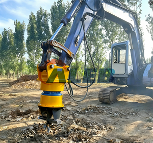 Offre Spéciale : Défonceuse de souches robuste et puissante pour excavatrice, pour l'élimination des racines de <span class=keywords><strong>bois</strong></span>, avec tarière - Product Image 5