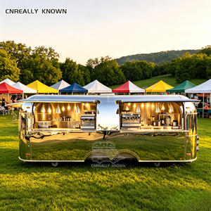 Vintage Trailer Caravan Food Trailer Camper Trailer Coffee Food Trailer Mobile Vending Customized Design Food Truck Trailer - Product Image 1