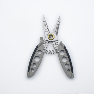 Đa chức năng thợ điện kìm dây vũ nữ Thoát y Cáp Cutter Uốn Tóc bồng công cụ với tuốc nơ vít & mở chai xách tay EDC kìm - Product Image 4