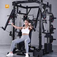 Meilleure vente Home Gym Set Multi-Function Weight Smith Machine pour musculation et exercice Squat Rack pour l'haltérophilie