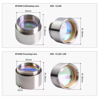 Plateforme de lentille de focalisation pour soudage laser, pour lentilles plates et convexes D30, miroir de collimation pour machine de soudage laser portative