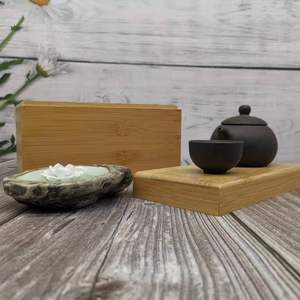 Caja de Té de Bambú Rectangular Hecha a Mano para Té Pu'er, Té Verde y Té Blanco, Empaque de Regalo, Pedido Personalizado Disponible - Product Image 3