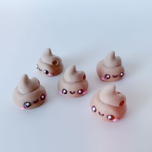 Llavero dispensador de papel higiénico con forma de caca impreso en 3D, un divertido juguete de broma, un adorno colgante peculiar y amusador, un pequeño regalo - Product Image 4