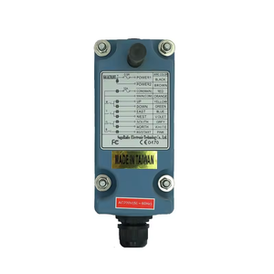 High Quality Taiwan Saga-L8B Industrial Wireless Radio 6 Button Pusher Transmitter Waterproof <strong>Remote</strong> <strong>Control</strong> <strong>Crane</strong> Made in China - Product Image 4