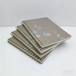 Quaderno/Agenda A5/A4 personalizzato con copertina rigida stampata, stampa a caldo in oro, blocco note a spirale per studenti e uso ufficio - Product Image 1