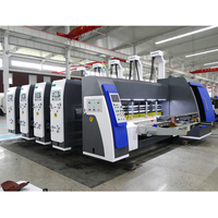 Huayu Serie Fruitdoos Maken Verpakkingsmachine Golfkartonnen Doos Flexo Afdrukken Sleuf Stans Snijmachine