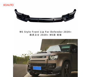 Lèvre avant de style <span class=keywords><strong>KO</strong></span> AUTO MS pour landrover defender 2020 2021 2022 2023 2024 2025 - Product Image 2