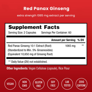 Complément de Ginseng Coréen Panax pour la Santé : Améliore la Vitalité et Renforce le Système Immunitaire – Capsules d'Extrait de Racine de Ginseng Coréen - Product Image 6