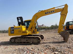 Livraison mondiale, excavatrice d'occasion KOMATSU PC110-7, 11 tonnes, excavatrice hydraulique sur chenilles d'occasion, bon état, d'origine japonaise - Product Image 4