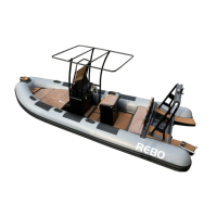 Bateaux pneumatiques à coque rigide en aluminium, RIB 600 Orca Hypalon de luxe européen de 20 pieds