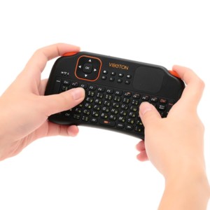 Vielseitige Qwerty-Layout und Multimedia-Steuerung 2,4G Kabellose Air Mouse Mini-Tastatur für Smart TV PC Heimunterhaltung - Product Image 5